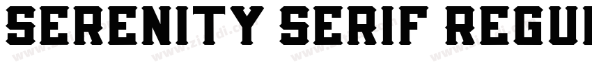 Serenity Serif Regul字体转换